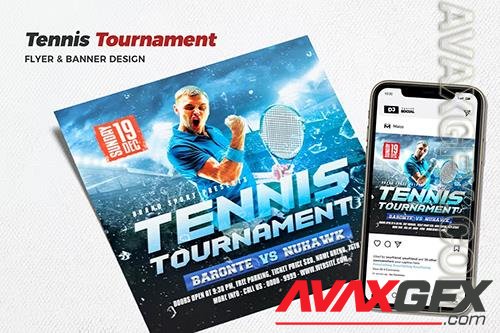 Tennis Tournament Social Media Promotion