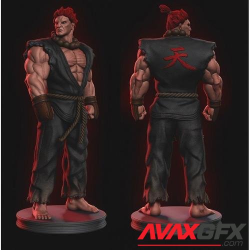 Akuma V2 Street Fighter – 3D Print