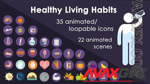 VH - Healthy living Habits Infographic 21636696