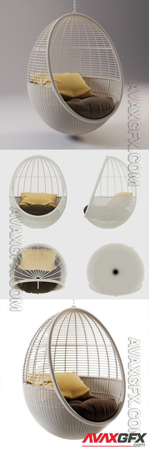 Pod Hanging Chair 3D Model