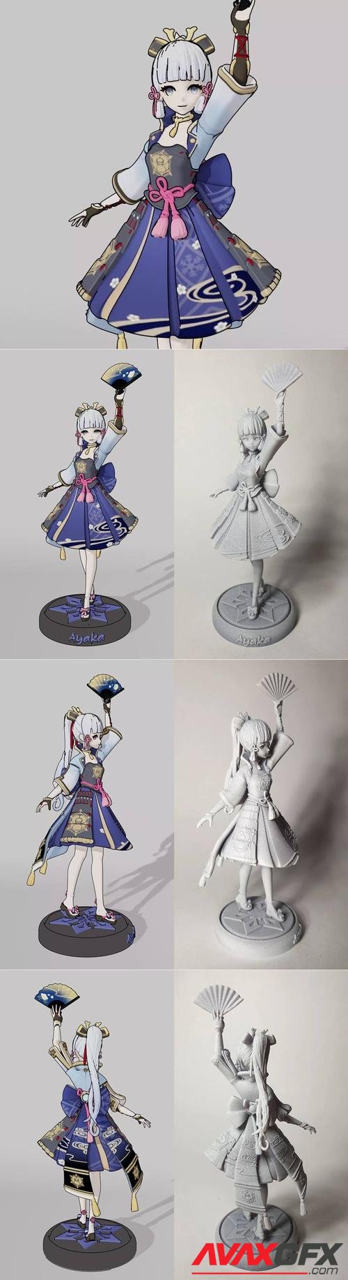 Ayaka - Genshin Impact – 3D Print