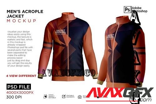 Men's Acrople Jacket Mockup - 7257330