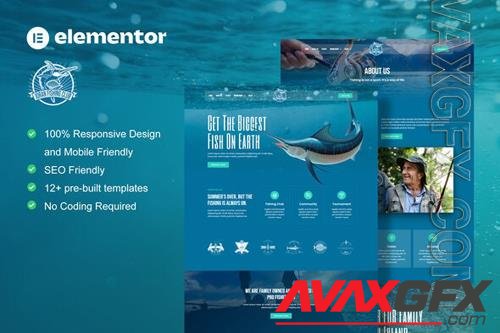 TF Joran - Fishing Club Elementor Template Kit 38118857