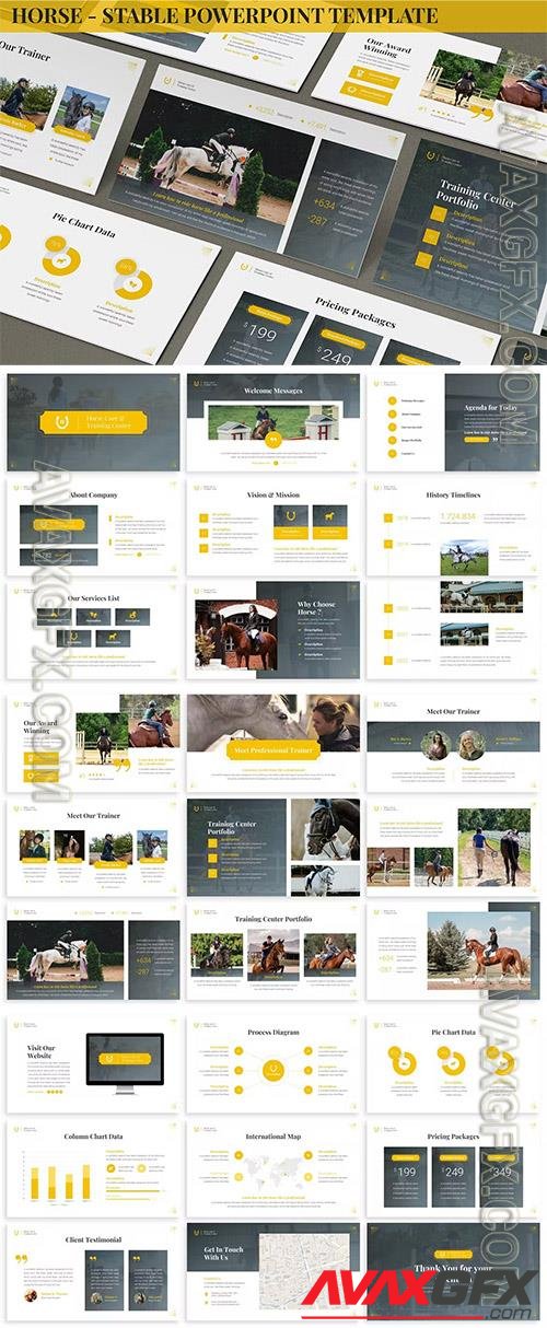 Horse - Stable Powerpoint Template