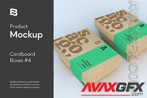 Cardboard Boxes #4 Product Mockup