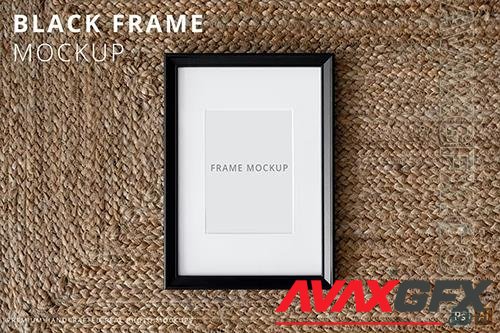 Picture & Photo Black Frame Mockup