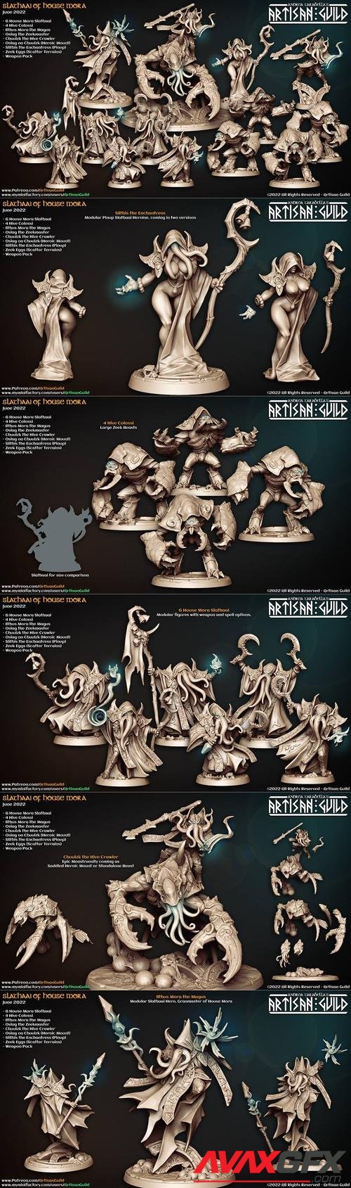 Artisan Guild - Slathaai of House Mora June 2022 – 3D Print