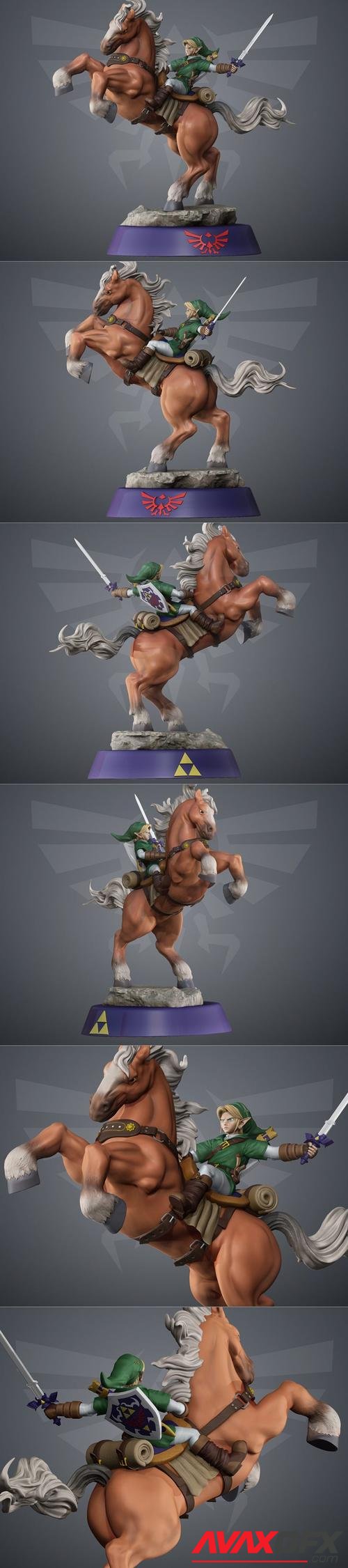 Link Epona Legend of Zelda – 3D Print