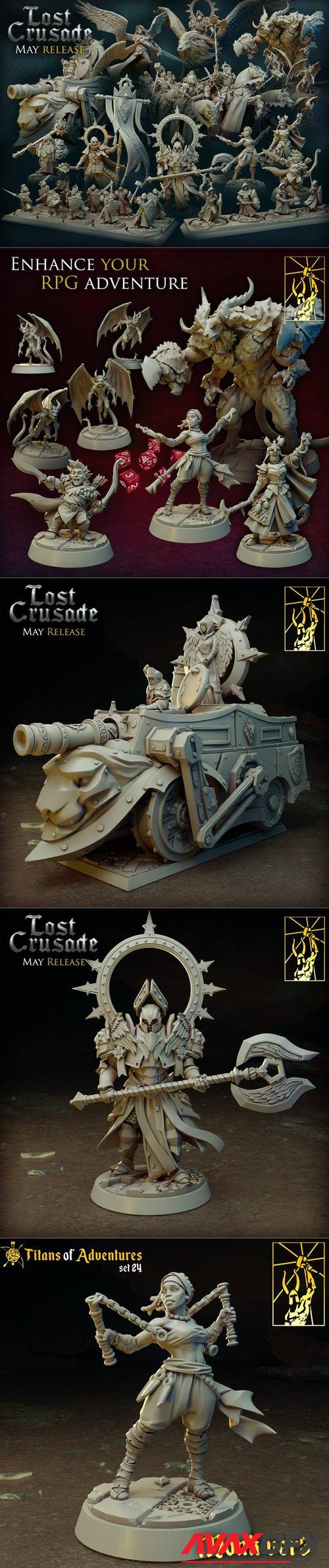 Titan Forge Miniatures - Lost Crusade May 2022 – 3D Print
