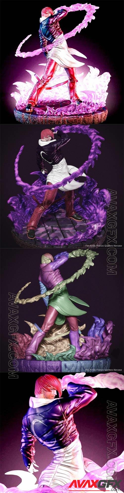 Iori Yagami - King of Fighters 3D Print Model
