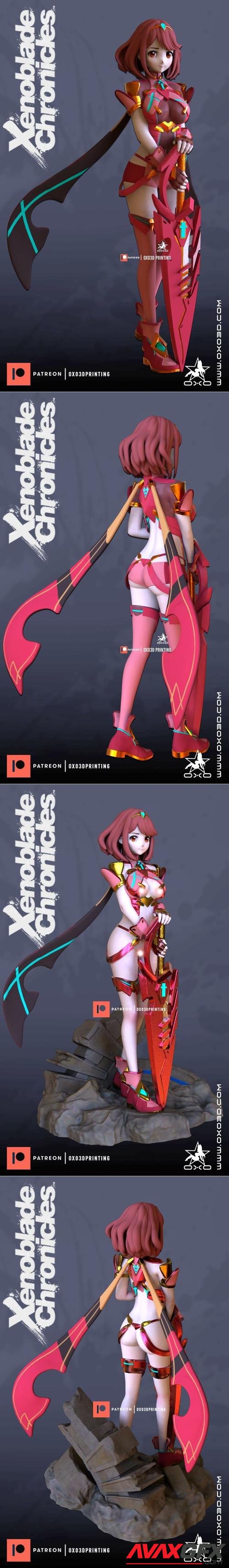 Pyra Xenoblade With SFW and NSFW – 3D Print