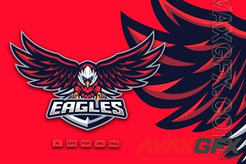 Eagle Mascot Logo