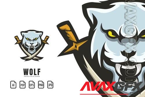 Wolf Mascot Logo
