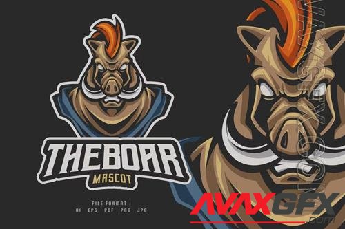 Boar Mascot Logo