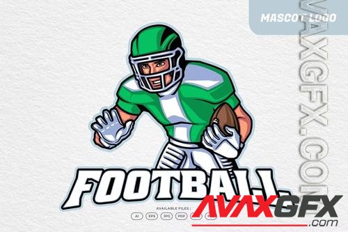 American Football Character Mascot Logo