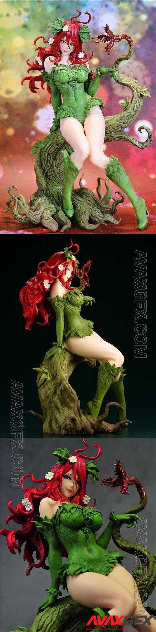 Poison Ivy 3D Print Model