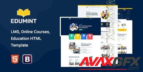 Edumint – LMS, Online Courses, Education HTML Template 32018278