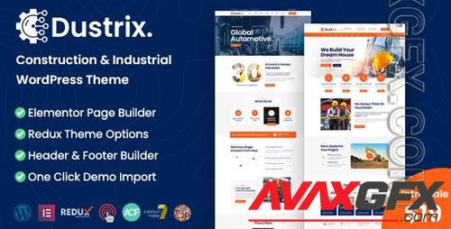 TF Dustrix v5.0 - Construction and Industry WordPress Them 38071794