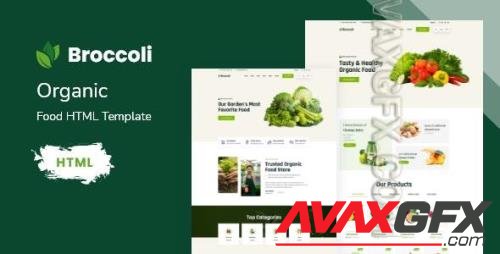 Broccoli - Organic Food HTML Template 31289374