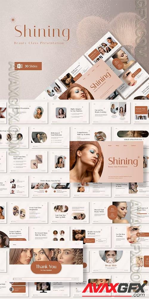 Shining - Beauty Class Powerpoint, Keynote and Google Slides