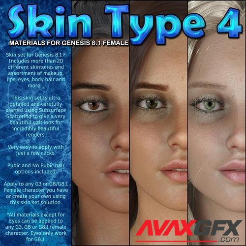 Exnem Skin Type 4 for Genesis 8.1 Female