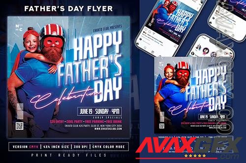 Father's Day Flyer QPVSMZS