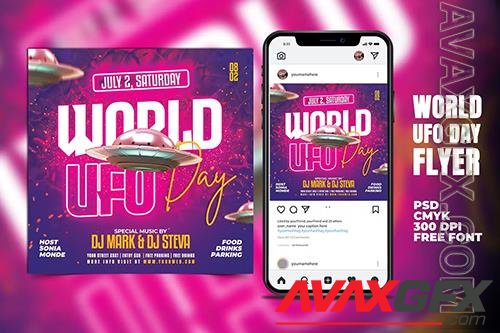 World UFO Day Party Flyer VU9UST5