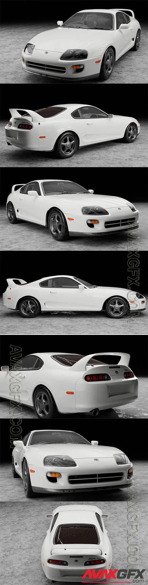 ArtStation - Supra 1998 3D Model by CG Crew 3D Model