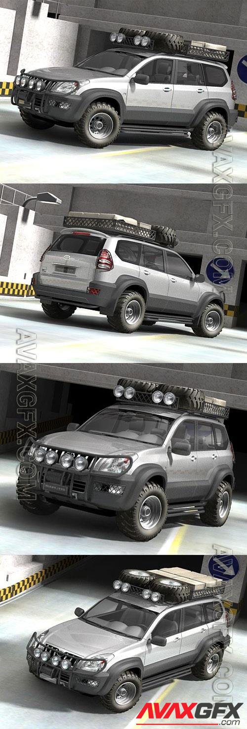 Toyota Land Cruiser Offroad 3D Model