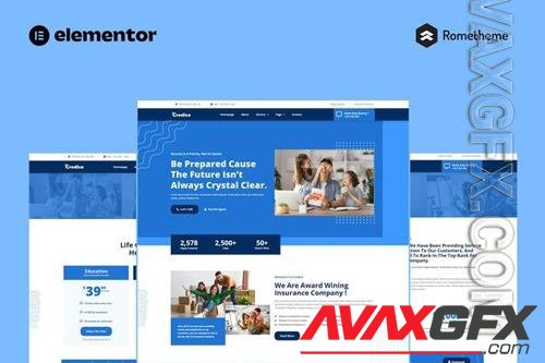 TF Credice v3,6 - Insurance Agency Elementor Pro Full Site Template Kit 38161862