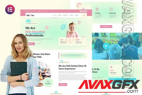 TF Mbolos v3,6 - Kids School Profile & Promotion Elementor Template Kit 38191096