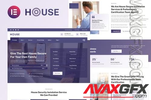 TF Housec v3,6 - Smart Home Security Service Elementor Template Kit 38118089