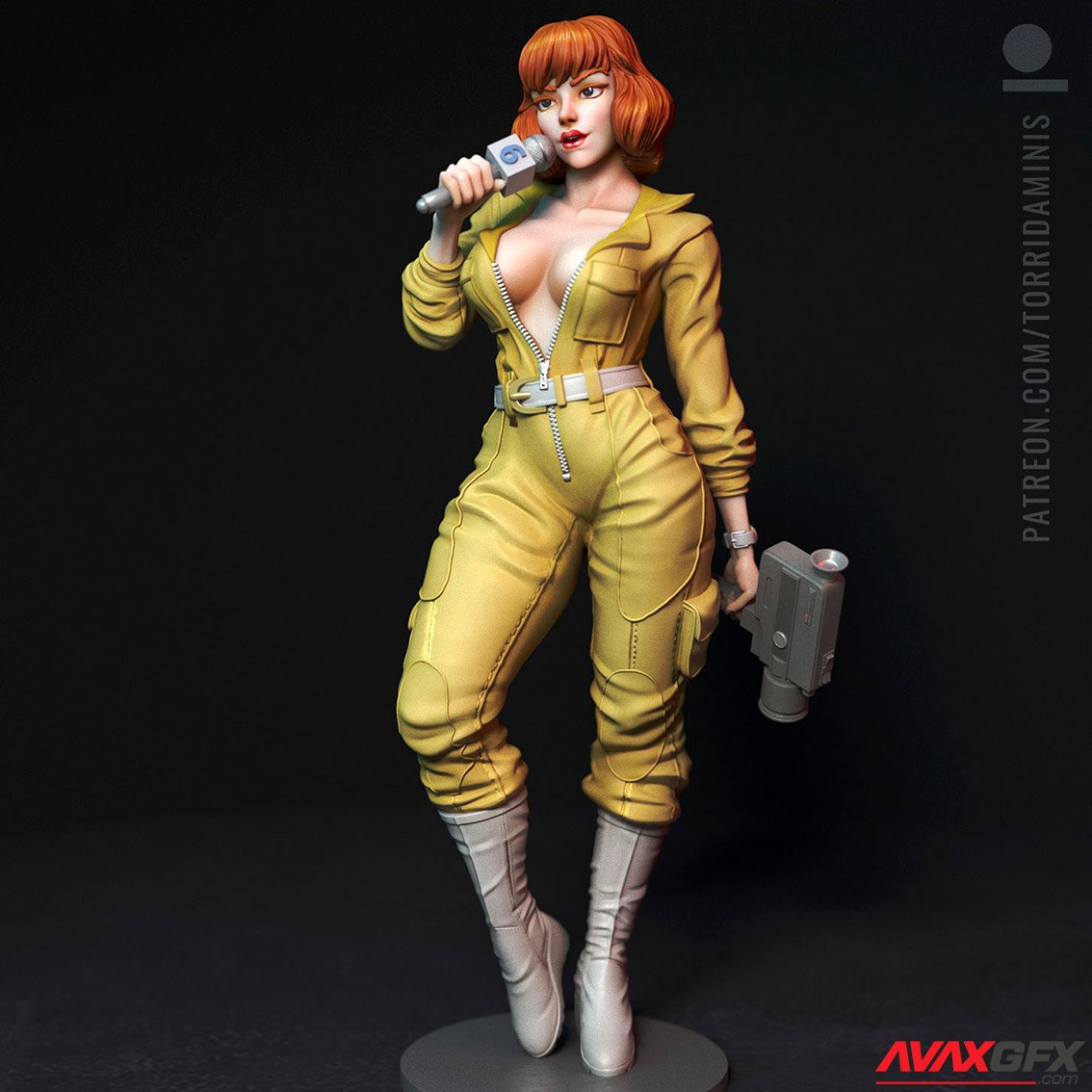 Torrida Minis April O’Neil 3D Print