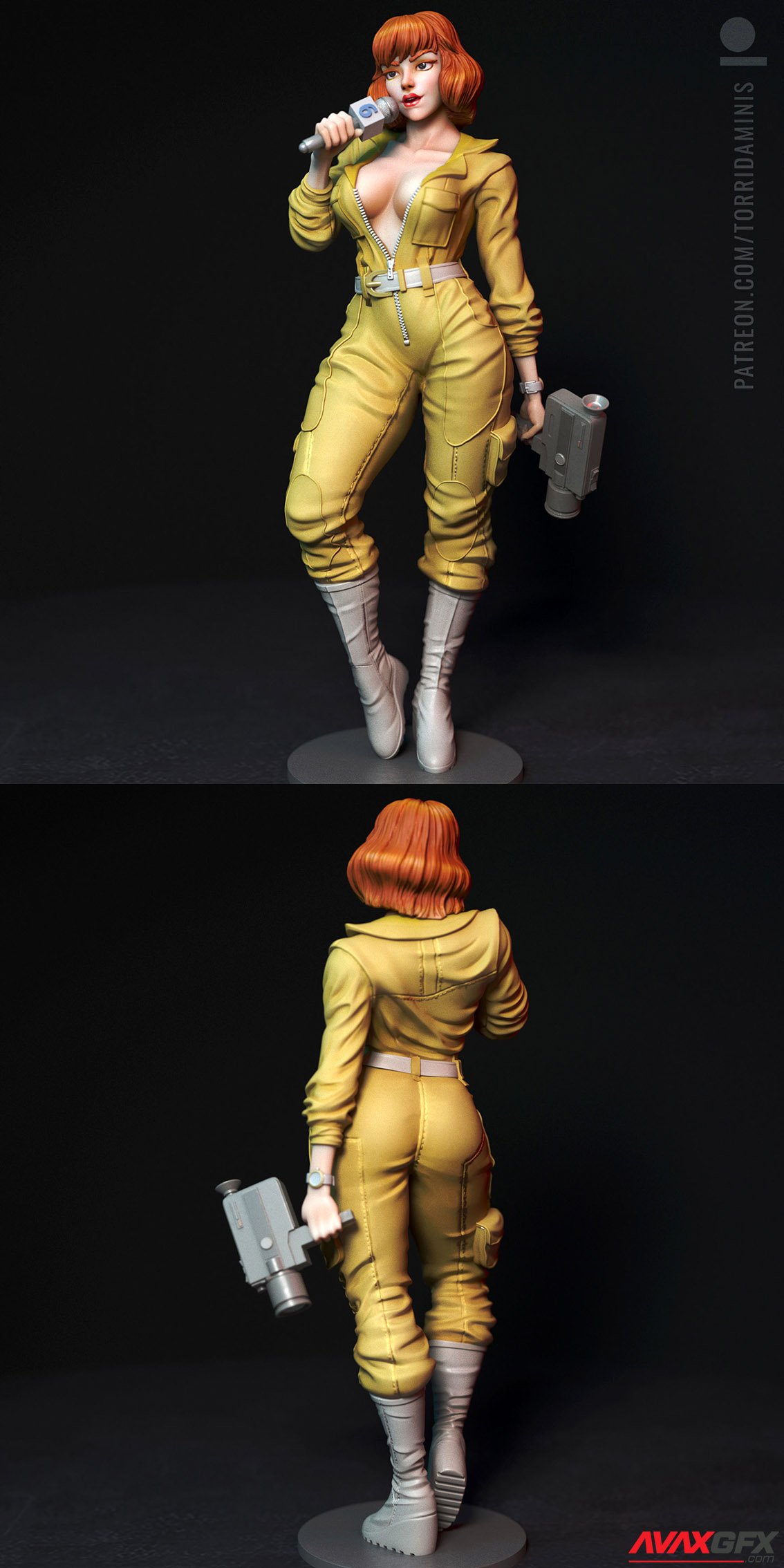 Torrida Minis April O’Neil 3D Print