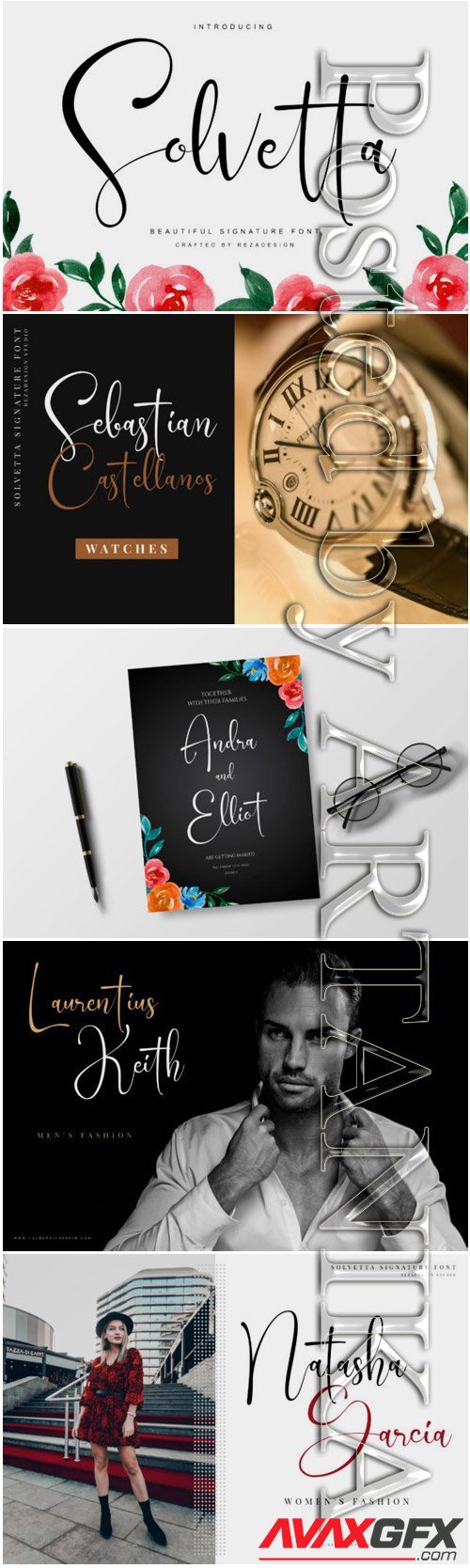 Solvetta Beautiful Signature Font