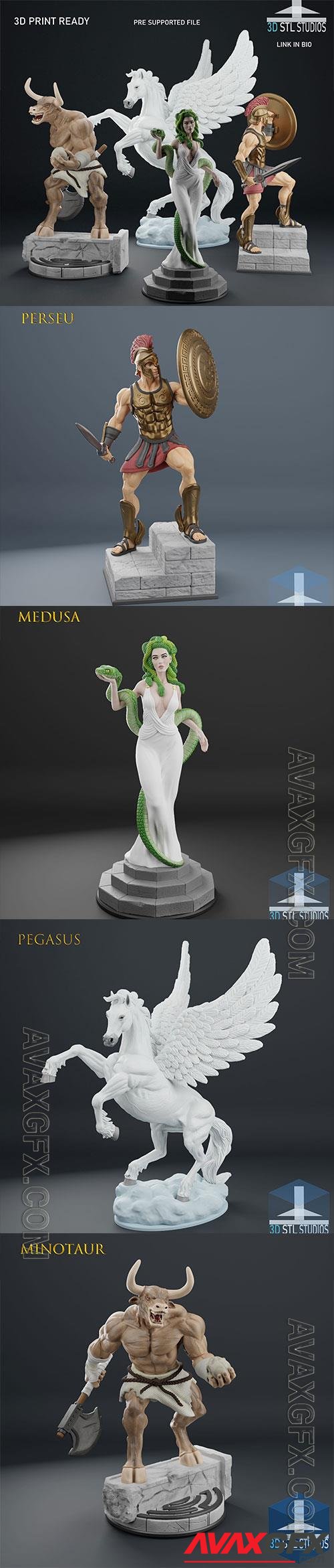 Mythological Beings Pack 1 3D Print Model