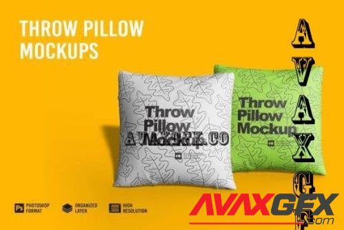 Throw Pillow Mockup - 7211471