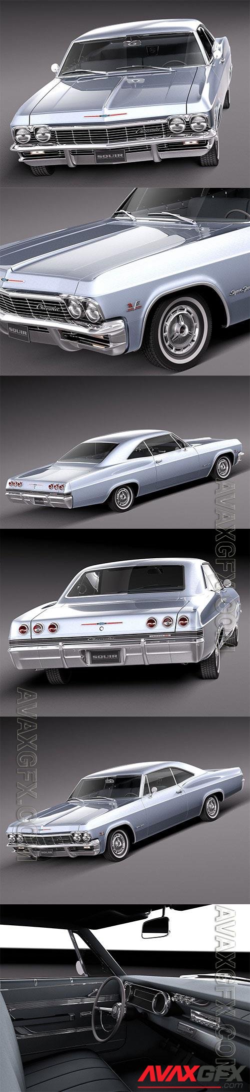Chevrolet Impala 1965 3D Model