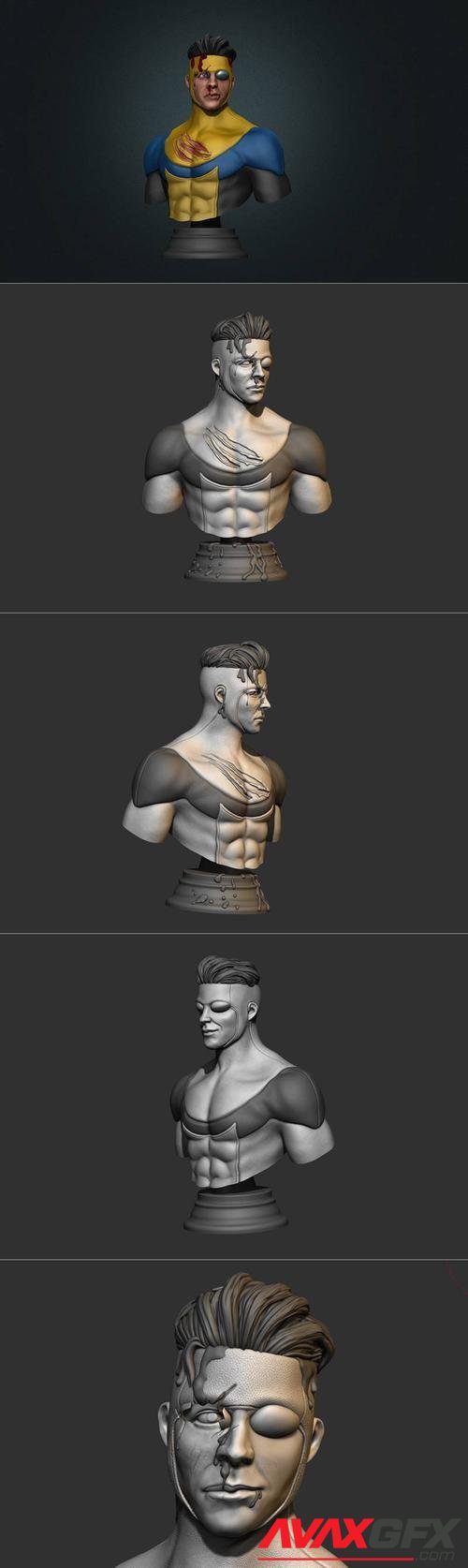 Wekster - Invincible Bust – 3D Print