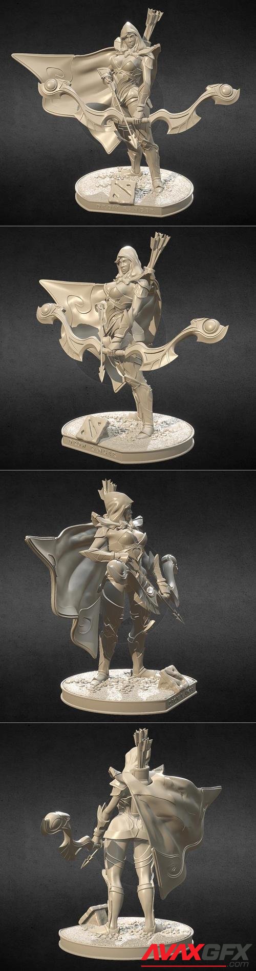 Drow Ranger (DOTA2) – 3D Print