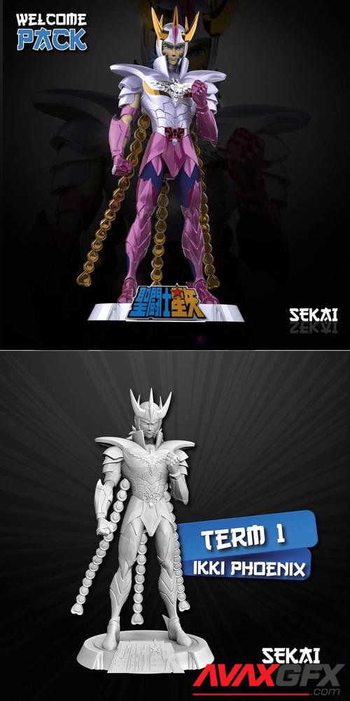 Ikki of Phoenix Sculpture – 3D Print