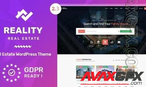 TF Reality  Estate v2.6.0 Multipurpose WordPress Theme 21627776