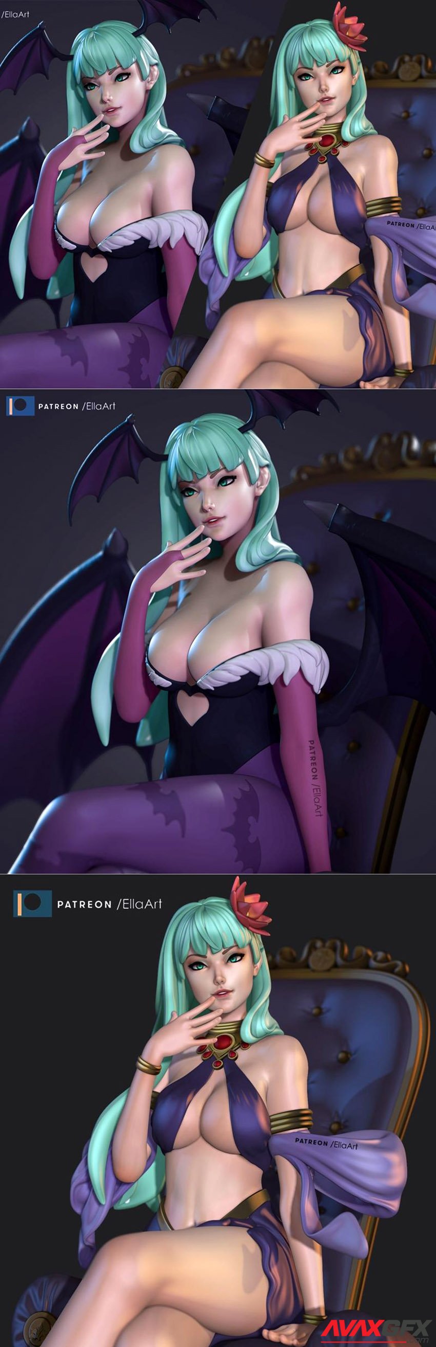 Morrigan Aensland 3D Print