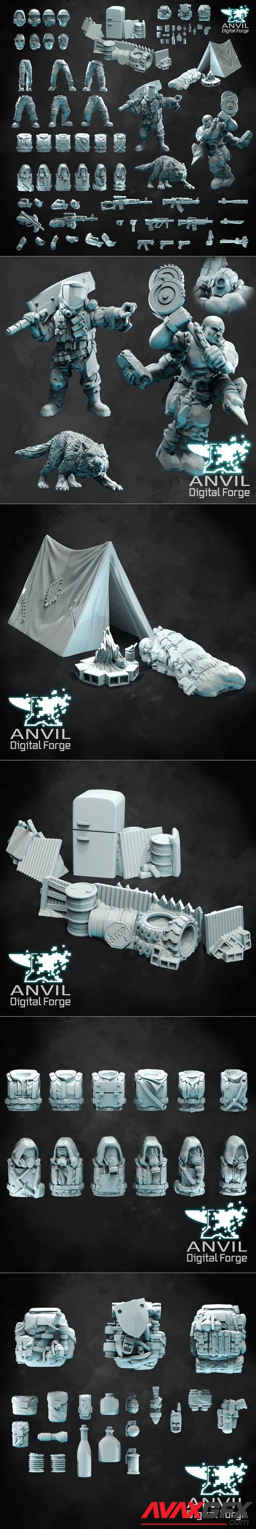 Anvil Digital Forge - Modern Post-Apocalypse – 3D Print