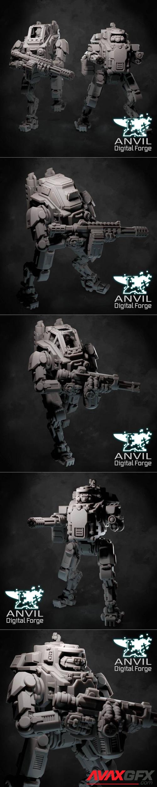 Anvil Digital Forge - Light Assault Mech – 3D Print