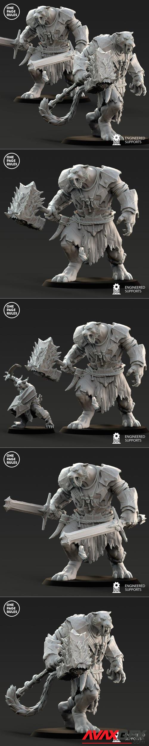 One Page Rules - Beastmen Brute Giant – 3D Print