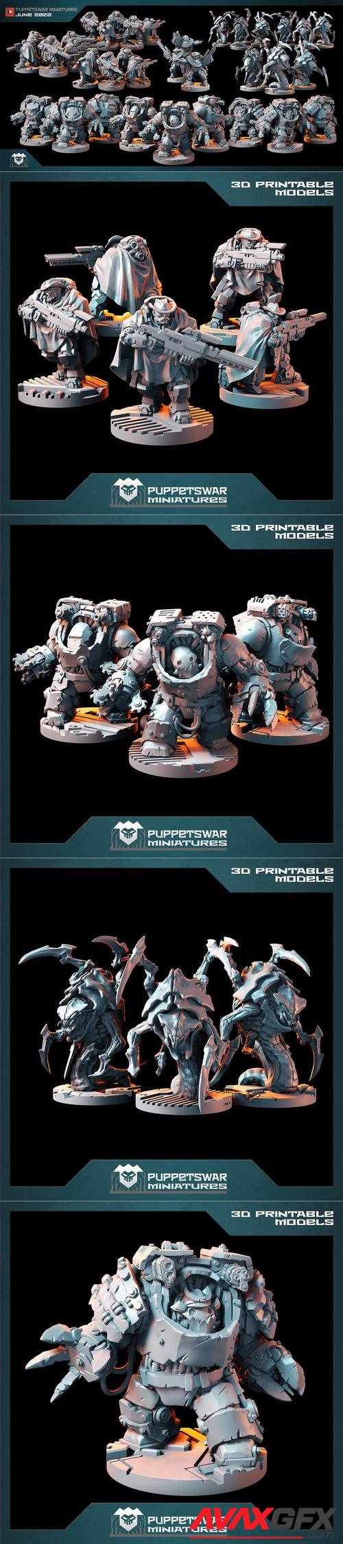 Puppetswar Miniatures June 2022 – 3D Print