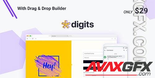 CodeCanyon - Digits v7.9.2.10 - WordPress Mobile Number Signup and Login - 19801105 - NULLED + Digits Add-Ons