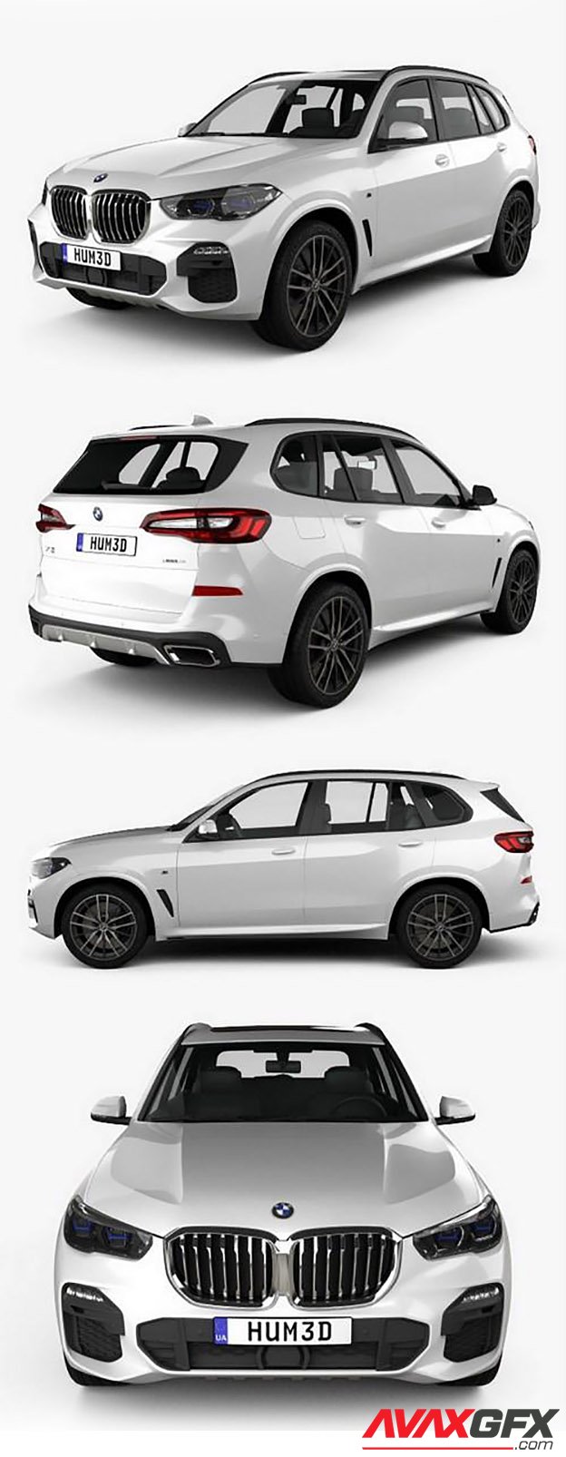 BMW X5 G05 M sport 2019 3D