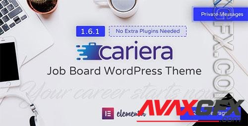 ThemeForest - Cariera v1.6.1 - Job Board WordPress Theme - 20167356 - NULLED